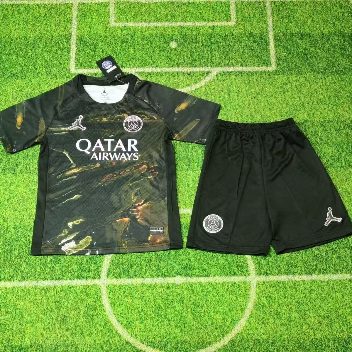 Kids Paris Saint Germain x Jordan Night Edition 2025/26 Kit