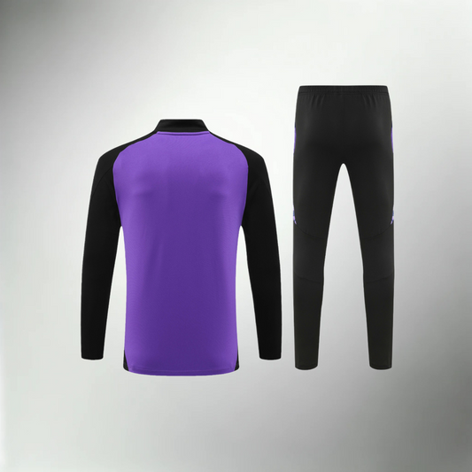 Germany Purple and Black Tracksuit Set