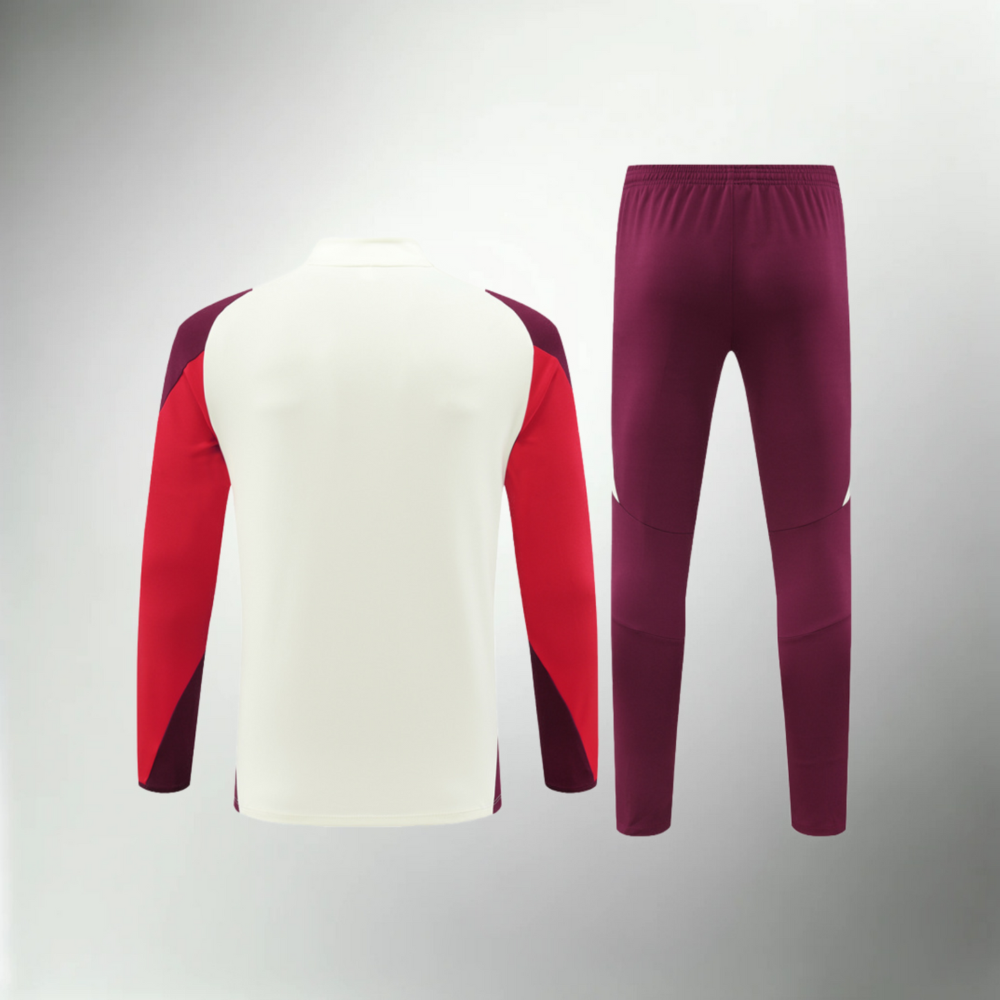 Bayern Munchen White and Red Tracksuit Set