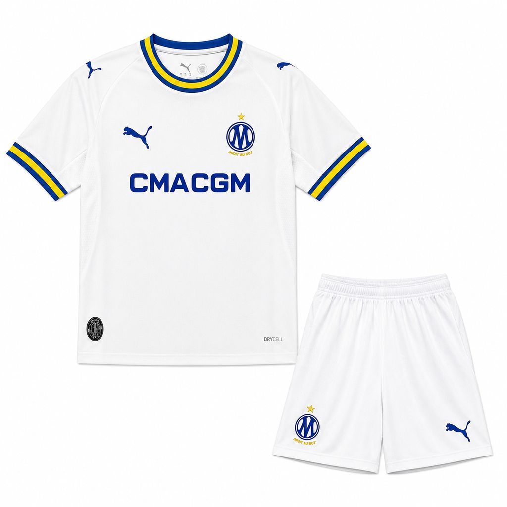 Kids Olympique Marseille 2026/27 Home Kit