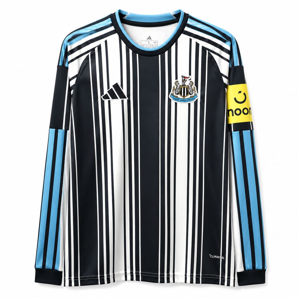 Mens Newcastle United 2026/27 Home Long Sleeve Jersey