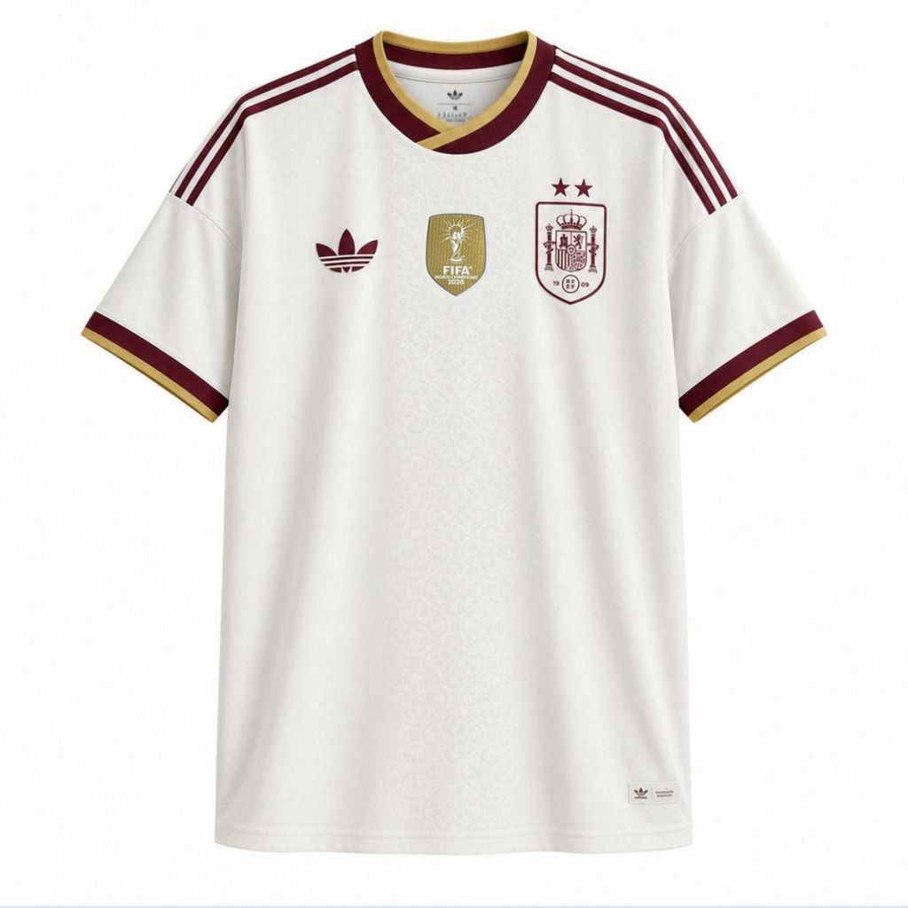 Mens Spain 2026 World Cup Away Jersey Jersey Champions Edition