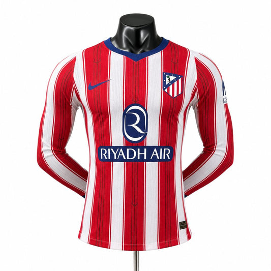 Mens Atletico Madrid 2026/27 Home Long Sleeve Jersey