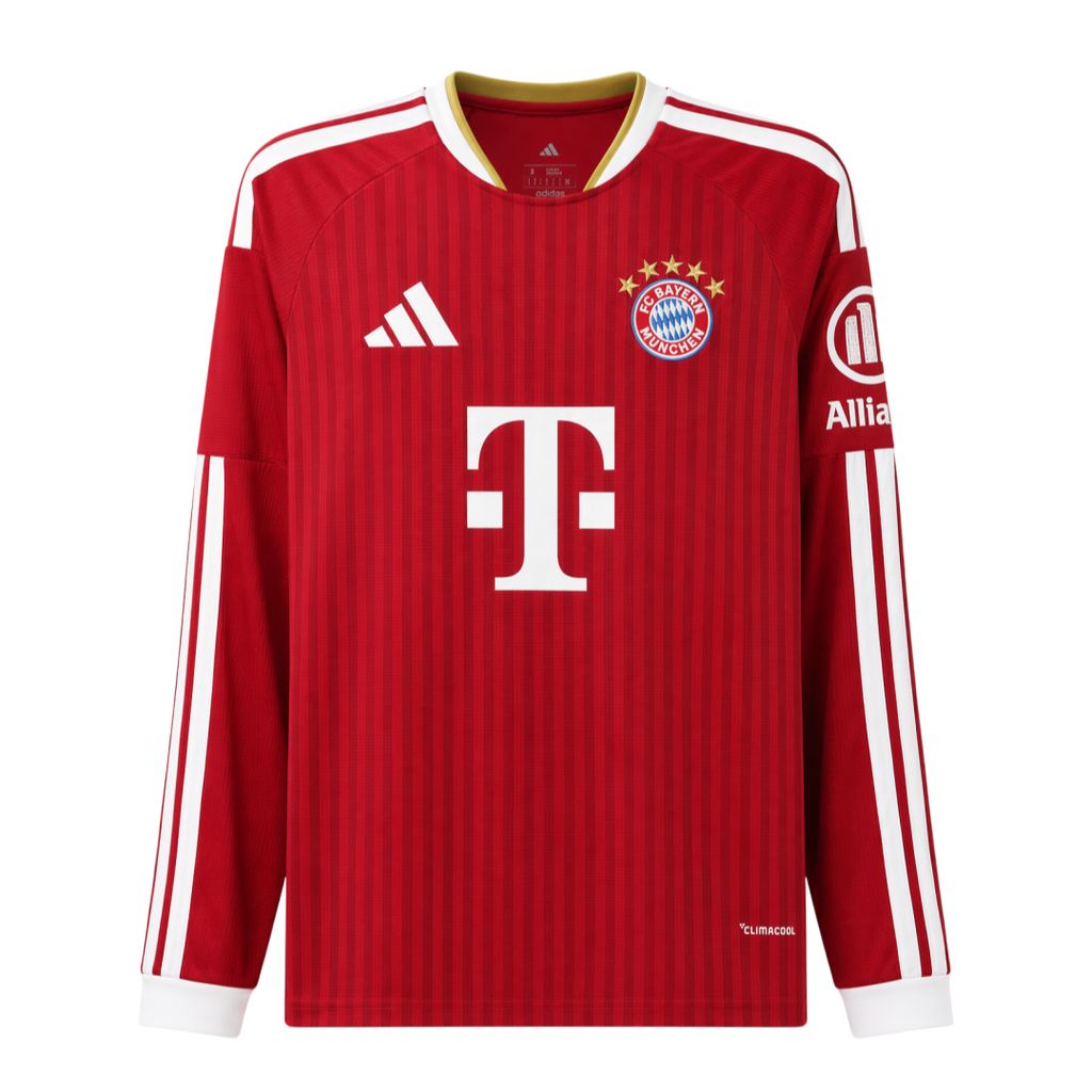 Mens Bayern Munich 2026/27 Home Long Sleeve Jersey