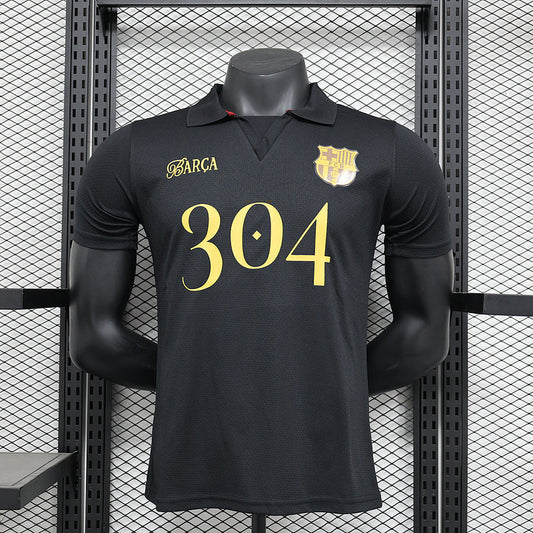 Barcelona X Lamine Yamal Black Kit Player Version