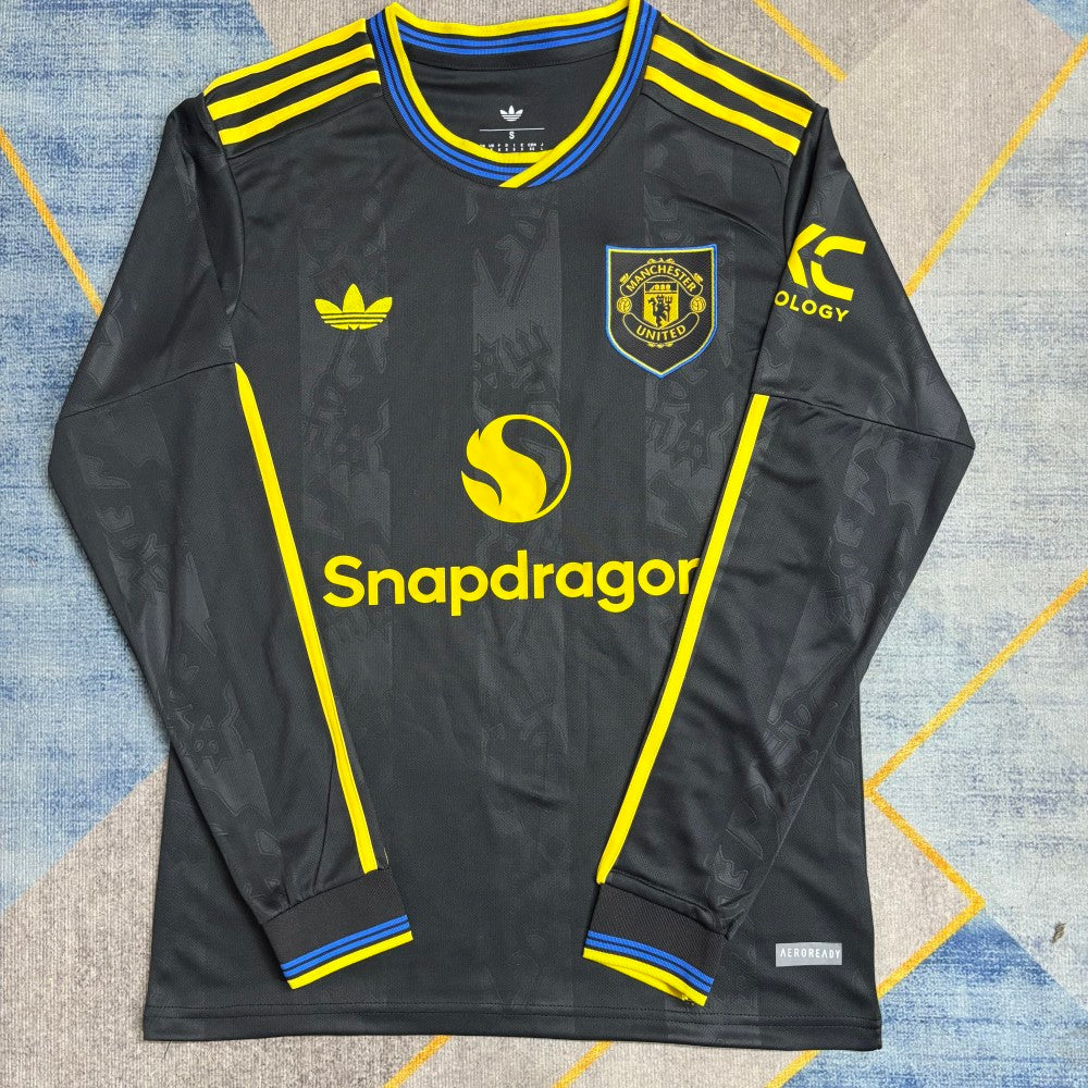 Manchester United 2025/26 Kit Third Kit Long Sleeve