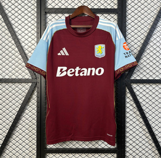 Aston Villa 2025/26 Kit Home Kit