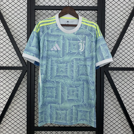 Juventus 2025/26 Kit Away Kit (WITH JEEP LOGO ON MIDDLE)