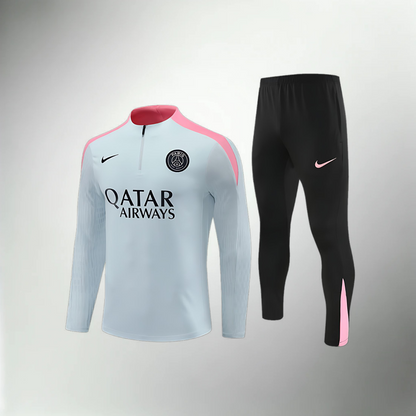 Paris Saint-Germain Light Blue, Black and Pink Tracksuit Set