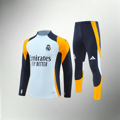 Real Madrid Turquoise, Dark Blue and Orange Tracksuit Set