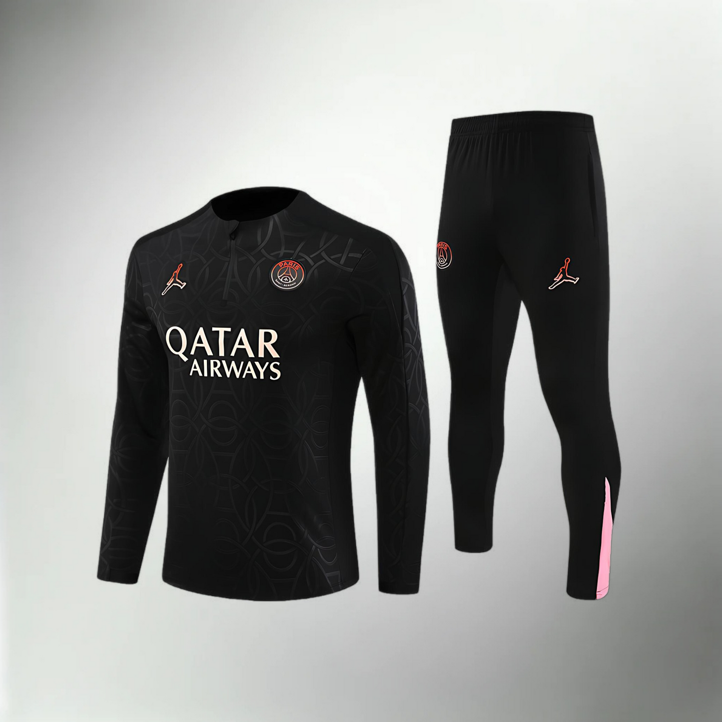 Paris Saint Germain Black Tracksuit Set