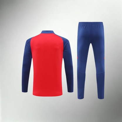 Spain Half Red Tracksuit Set