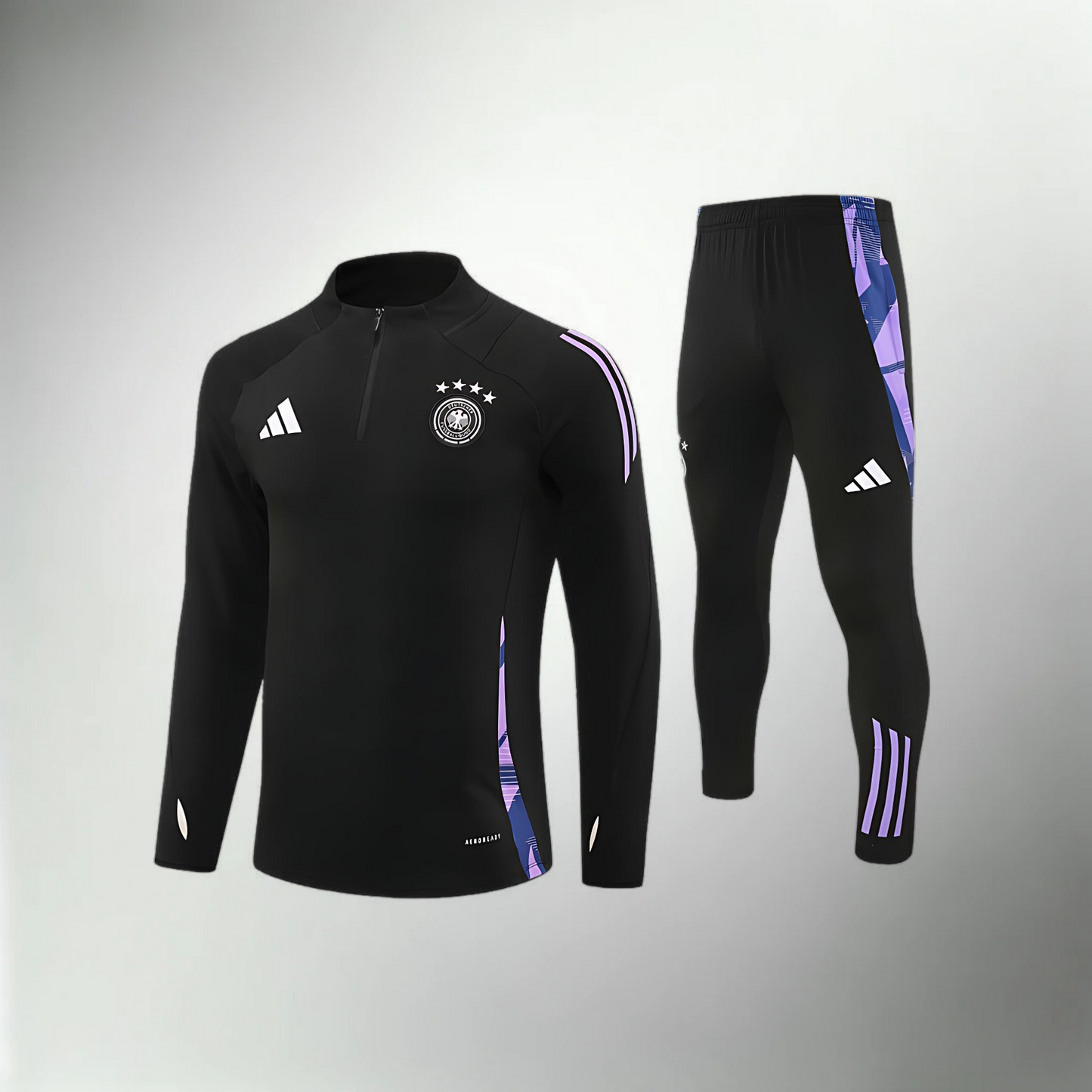 Germany Black Tracksuit Set