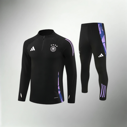 Germany Black Tracksuit Set