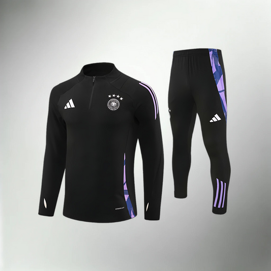 Germany Black Tracksuit Set