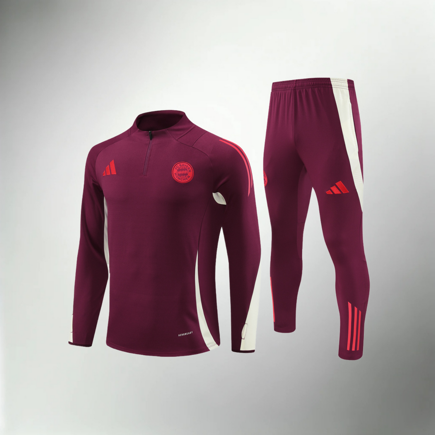 Bayern Munchen Red Tracksuit Set