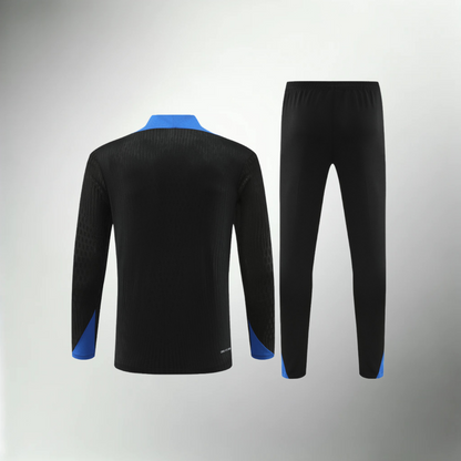 Netherlands Black and Blue Tracksuit Set