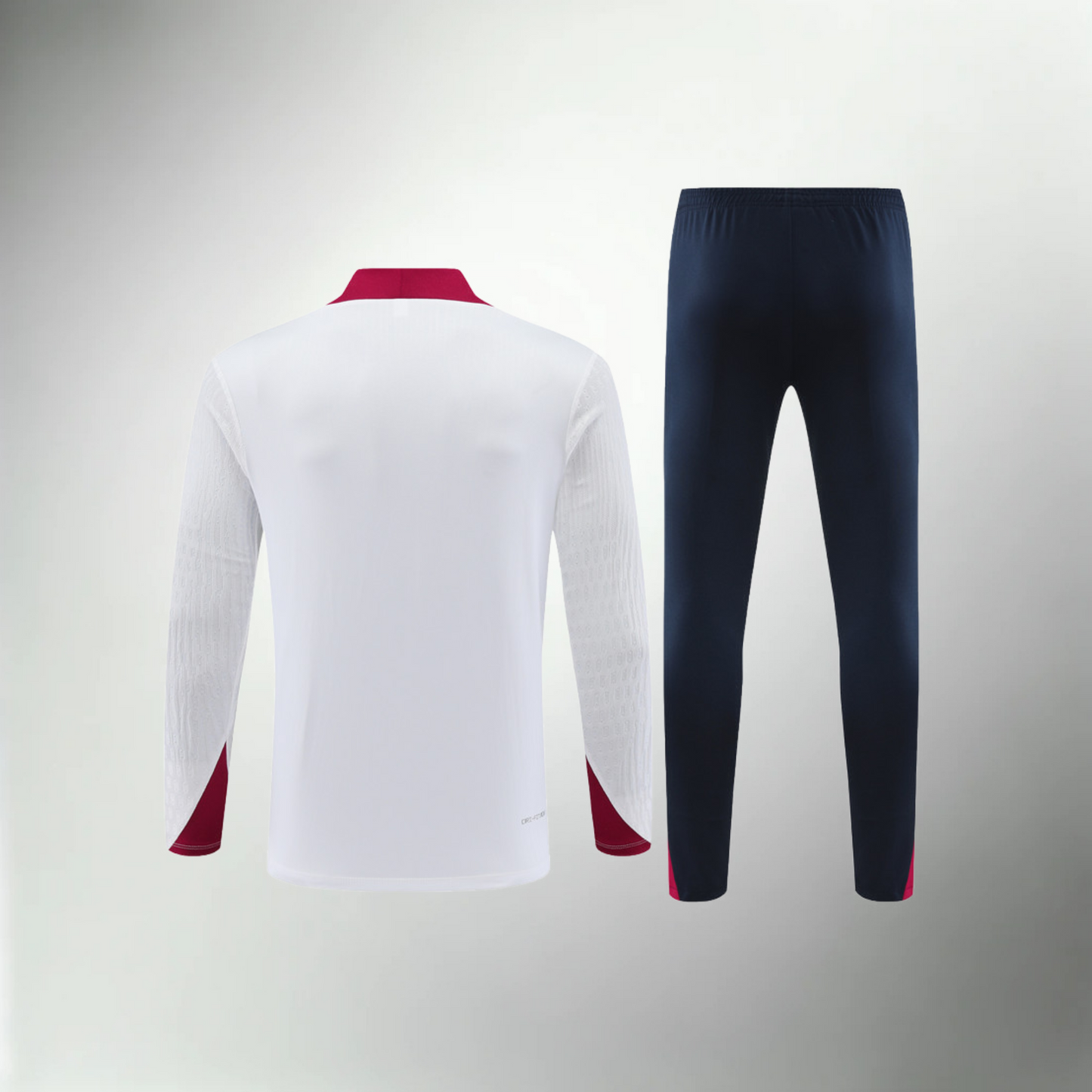 England White, Black and Red Tracksuit Set