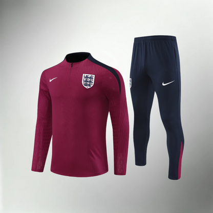 England Red and Dark Blue Tracksuit Set