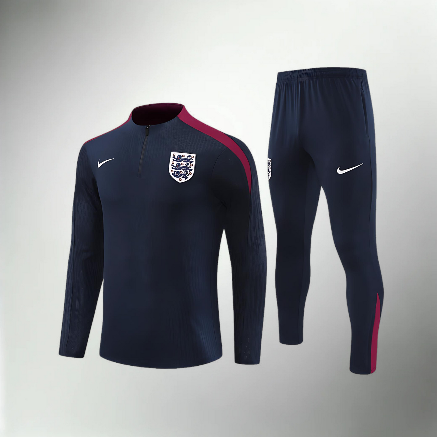 England Dark Blue Tracksuit Set