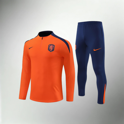 Netherlands Orange and Blue Tracksuit Set