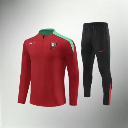 Portugal Red, Black and Turquoise Tracksuit Set