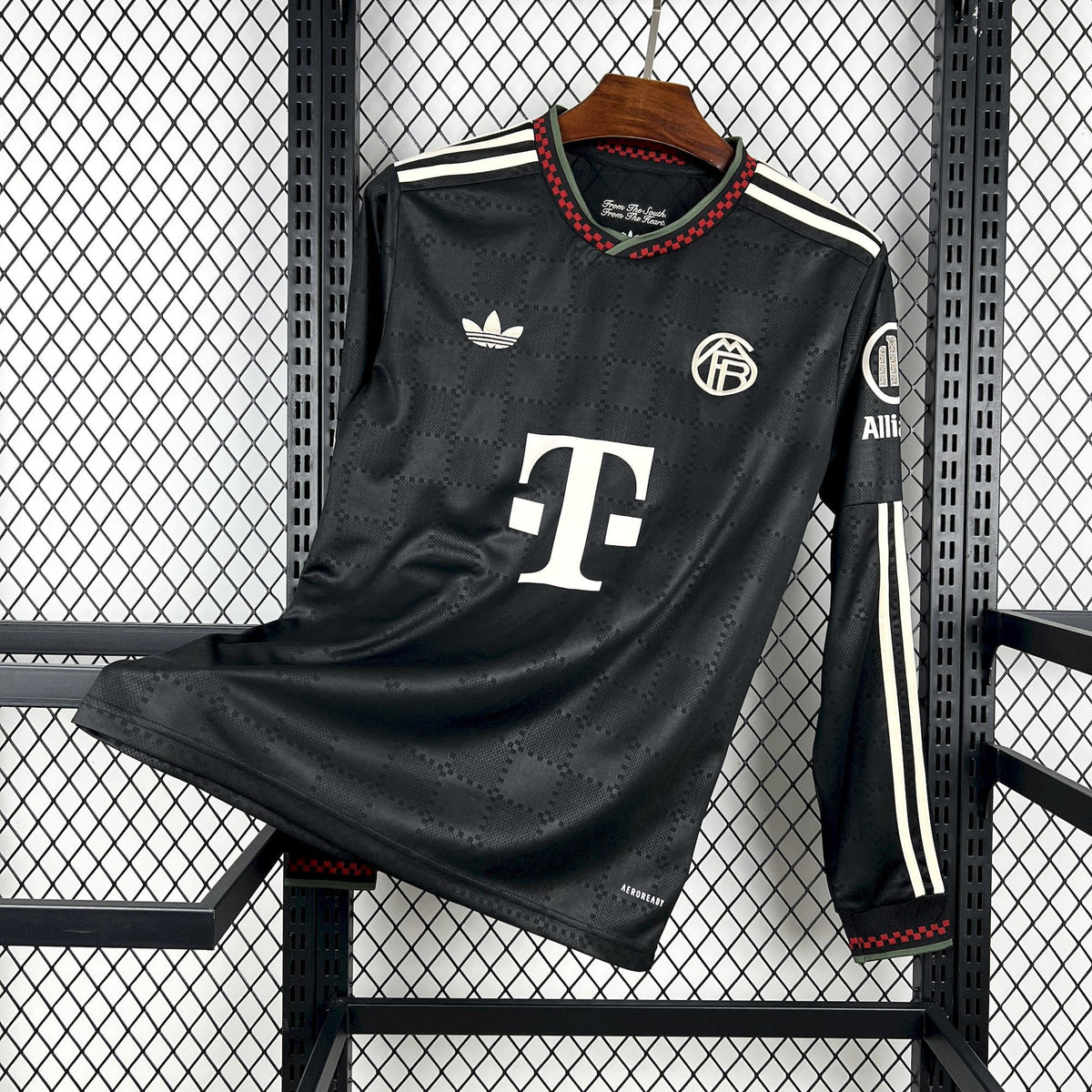 Mens Bayern Munich 2025/26 Third Long Sleeve Jersey