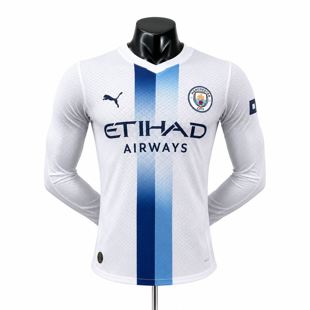 Mens Manchester City 2026/27 Away Jersey Long Sleeve