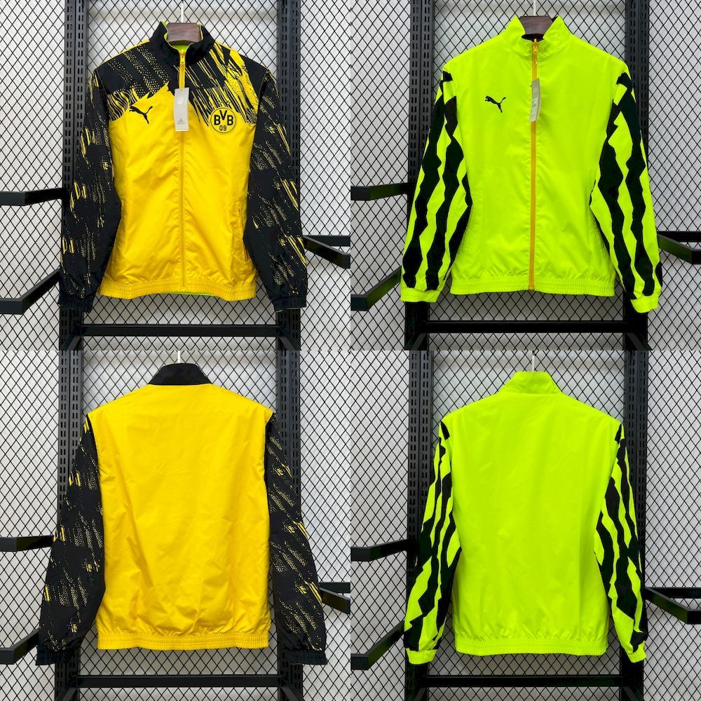 Borussia Dortmund 2025 Double-Sided Windbreaker