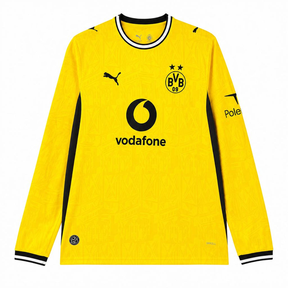 Mens Borussia Dortmund 2026/27 Home Long Sleeve Jersey