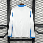 Mens Olympique Marseille 2025/26 Home Long Sleeve Jersey